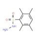 2,3,5,6-Tetramethylbenzenesulfonohydrazide - chemical structure image