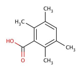 2,3,5,6-Tetramethylbenzoic acid (CAS 2604-45-7) - chemical structure image