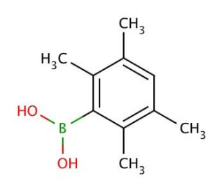 2,3,5,6-Tetramethylphenylboronic acid (CAS 197223-36-2) - chemical structure image