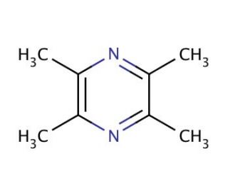 2,3,5,6-Tetramethylpyrazine (CAS 1124-11-4) - chemical structure image