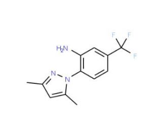 2-(3,5-dimethyl-1H-pyrazol-1-yl)-5-(trifluoromethyl)aniline - chemical structure image