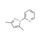 2-(3,5-dimethyl-1H-pyrazol-1-yl)pyridine - chemical structure image