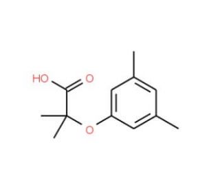 2-(3,5-Dimethylphenoxy)-2-methylpropanoic acid - chemical structure image