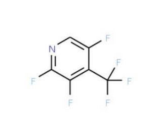 2,3,5-Trifluoro-4-(trifluoromethyl)pyridine (CAS 675602-93-4) - chemical structure image