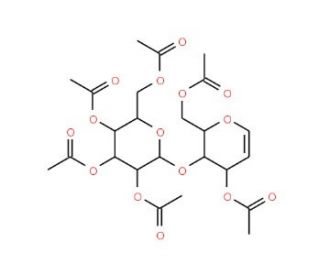 2,3,6,2&prime;,3&prime;,4&prime;,6&prime;-Hexa-O-acetyl-D-cellobial (CAS 67314-36-7) - chemical structure image