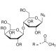 2,3,6,2′,3′,6′-Hepta-O-acetyl-b-lactosyl azide (CAS 30854-62-7) - chemical structure image