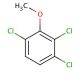 2,3,6-Trichloroanisole (CAS 50375-10-5) - chemical structure image