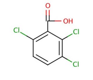 2,3,6-Trichlorobenzoic acid (CAS 50-31-7) - chemical structure image