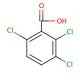 2,3,6-Trichlorobenzoic acid (CAS 50-31-7) - chemical structure image