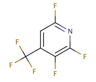 2,3,6-Trifluoro-4-(trifluoromethyl)pyridine (CAS 84940-46-5) - chemical structure image