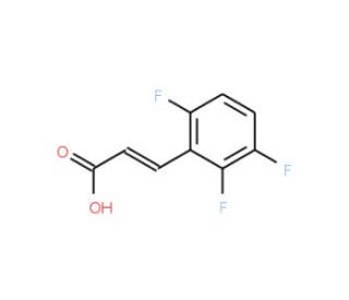 2,3,6-Trifluorocinnamic acid (CAS 230295-12-2) - chemical structure image