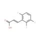 2,3,6-Trifluorocinnamic acid (CAS 230295-12-2) - chemical structure image