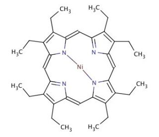 2,3,7,8,12,13,17,18-Octaethyl-21H,23H-porphine nickel(II) (CAS 24803-99-4) - chemical structure image