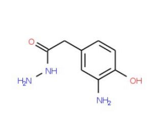 2-(3-Amino-4-hydroxyphenyl)acetohydrazide - chemical structure image