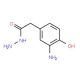 2-(3-Amino-4-hydroxyphenyl)acetohydrazide - chemical structure image