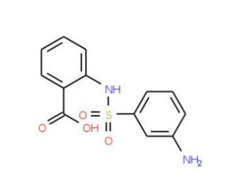 2-(3-Amino-benzenesulfonylamino)-benzoic acid (CAS 55990-13-1) - chemical structure image