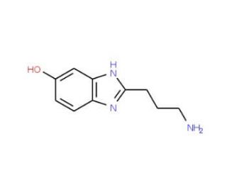 2-(3-Amino-propyl)-1H-benzoimidazol-5-ol - chemical structure image