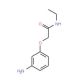 2-(3-aminophenoxy)-N-ethylacetamide - chemical structure image