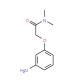 2-(3-aminophenoxy)-N,N-dimethylacetamide - chemical structure image