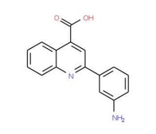 2-(3-aminophenyl)quinoline-4-carboxylic acid - chemical structure image