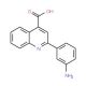 2-(3-aminophenyl)quinoline-4-carboxylic acid - chemical structure image