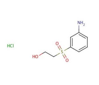 2-(3-Aminophenylsulfonyl)ethanol hydrochloride (CAS 19076-03-0) - chemical structure image