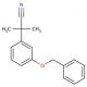 2-[3-(Benzyloxy)phenyl]-2-methylpropionitrile - chemical structure image