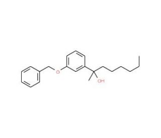 2-(3-Benzyloxyphenyl)octan-2-ol (CAS 84533-97-1) - chemical structure image