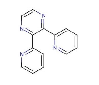 2,3-Bis(2-pyridyl)pyrazine (CAS 25005-96-3) - chemical structure image