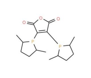 (&minus;)-2,3-Bis[(2R,5R)-2,5-dimethylphospholano]maleic anhydride (CAS 505092-86-4) - chemical structure image