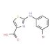 2-(3-Bromo-phenylamino)-thiazole-4-carboxylic acid (CAS 728864-99-1) - chemical structure image