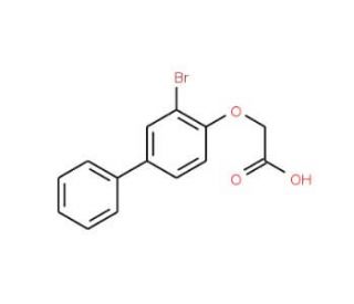 2-[(3-Bromo[1,1&prime;-biphenyl]-4-yl)oxy]acetic acid - chemical structure image