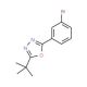 2-(3-Bromophenyl)-5-(tert-butyl)-1,3,4-oxadiazole (CAS 957065-96-2) - chemical structure image