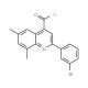 2-(3-bromophenyl)-6,8-dimethylquinoline-4-carbonyl chloride - chemical structure image