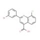 2-(3-Bromophenyl)-8-chloroquinoline-4-carboxylic acid - chemical structure image