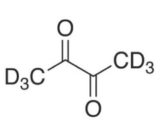 2,3-Butanedione-d6 (CAS 22026-37-5) - chemical structure image