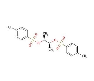 (&minus;)-2,3-Butanediyl di(p-toluenesulfonate) (CAS 74839-83-1) - chemical structure image