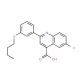 2-(3-Butoxyphenyl)-6-chloroquinoline-4-carboxylicacid - chemical structure image