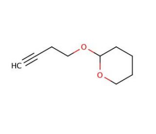 2-(3-Butynyloxy)tetrahydro-2H-pyran (CAS 40365-61-5) - chemical structure image