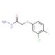 2-(3-Chloro-4-fluorophenoxy)acetohydrazide - chemical structure image
