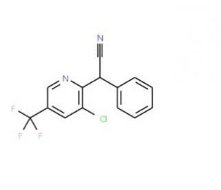 2-[3-Chloro-5-(trifluoromethyl)-2-pyridinyl]-2-phenylacetonitrile - chemical structure image