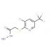 2-{[3-Chloro-5-(trifluoromethyl)-2-pyridinyl]-sulfanyl}acetohydrazide - chemical structure image