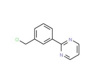 2-[3-(Chloromethyl)phenyl]pyrimidine (CAS 898289-51-5) - chemical structure image