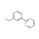 2-[3-(Chloromethyl)phenyl]pyrimidine (CAS 898289-51-5) - chemical structure image