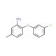 2-(3-Chlorophenoxy)-5-methylaniline - chemical structure image