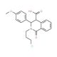 2-(3-Chloropropyl)-3-(4-methoxyphenyl)-1-oxo-1,2,3,4-tetrahydro-4-isoquinolinecarboxylic acid - chemical structure image