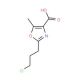 2-(3-chloropropyl)-5-methyl-1,3-oxazole-4-carboxylic acid - chemical structure image