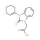 2-[3-(cyclohex-1-en-1-yl)-2-oxo-2,3-dihydro-1H-1,3-benzodiazol-1-yl]acetic acid - chemical structure image