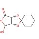 (+)-2,3-Cyclohexylidene-L-erythruronic acid (CAS 85281-85-2) - chemical structure image