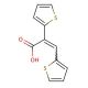 2,3-Di-thiophen-2-yl-acrylic acid - chemical structure image